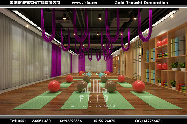 合肥瑜伽館裝修設(shè)計(jì)